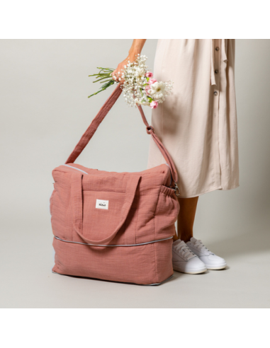 Le sac à langer "24/48h" terracotta une grave pollution 