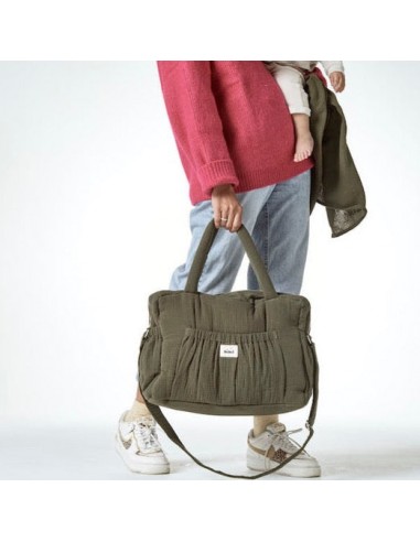 Sac à langer "Comme un bonbon" kaki JUSQU'A -70%! 