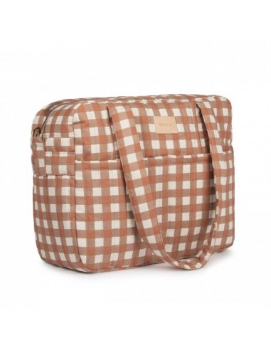 Sac à langer imperméable Nobodinoz Hyde Park Terracotta Check Jusqu'à 80% De Réduction