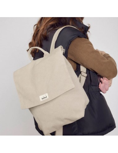 Sac a dos a langer nomade beige de la marque