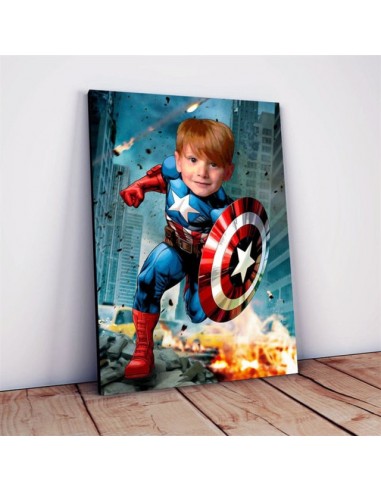 Affiche Personnalisée - Captain America l'achat 