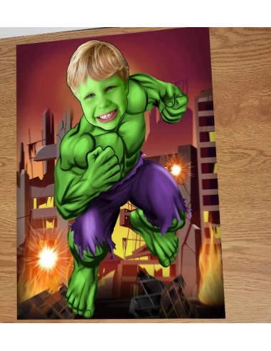 Affiche Personnalisée - Hulk 2 hantent personnes