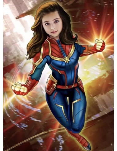 Affiche personnalisée - Captain Marvel solde