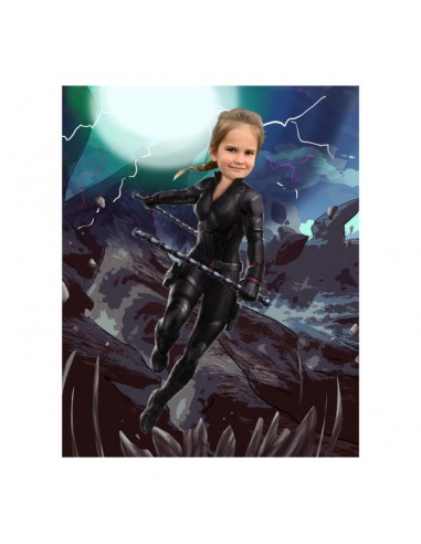 Affiche Personnalisée - Black Widow pas cher 